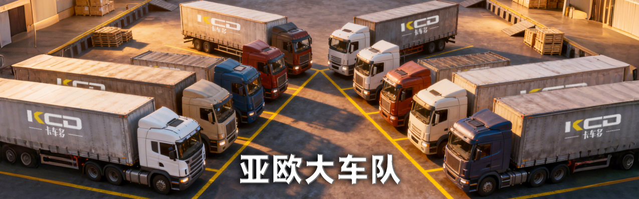 卡车多塔克什肯口岸-莫斯科的跨境专线，首发车辆顺利出境！